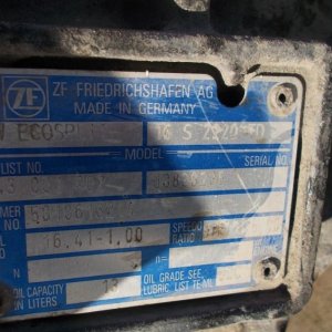 Skrzynia biegów ZF 16s2120 na części